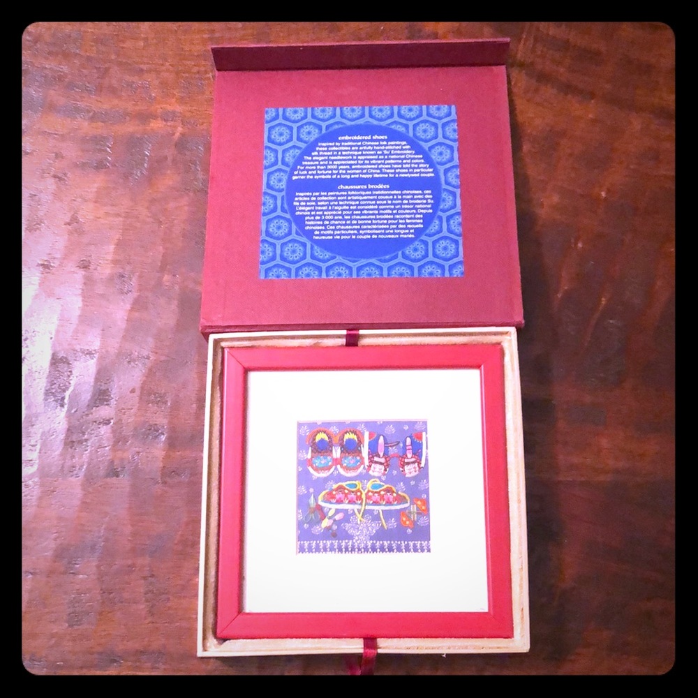 ⭐️NIB⭐️ | Pier 1 Imports | Hand-stitched Chinese Embroidery | Wedding Shoes